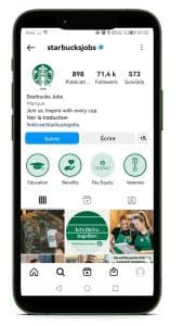 iphone starbucksjobs instagram recrutement