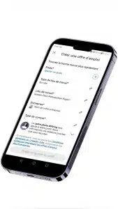 linkedin recrutement recherche offre emploi sur téléphone