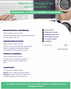 modèle d'annonce de recrutement pdf talentview