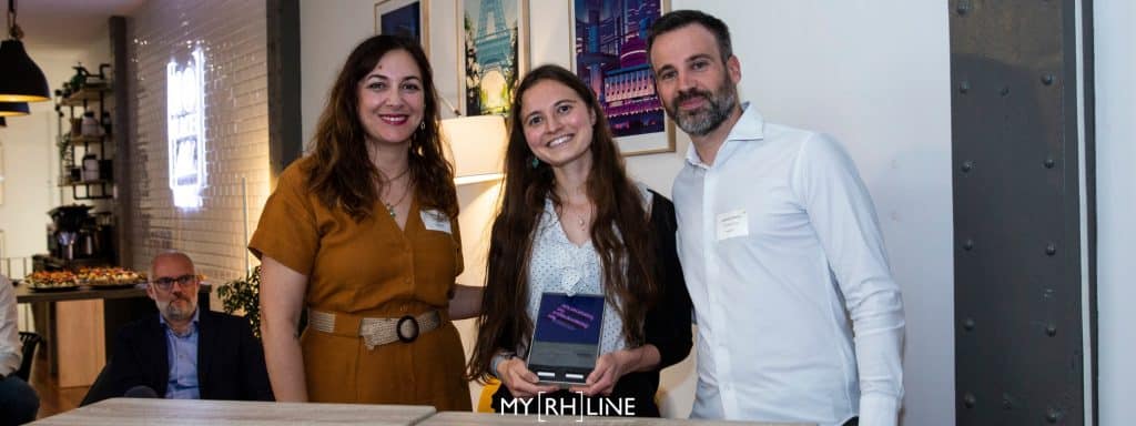 deux femmes et un homme Trophées de l'engagement RH 2023