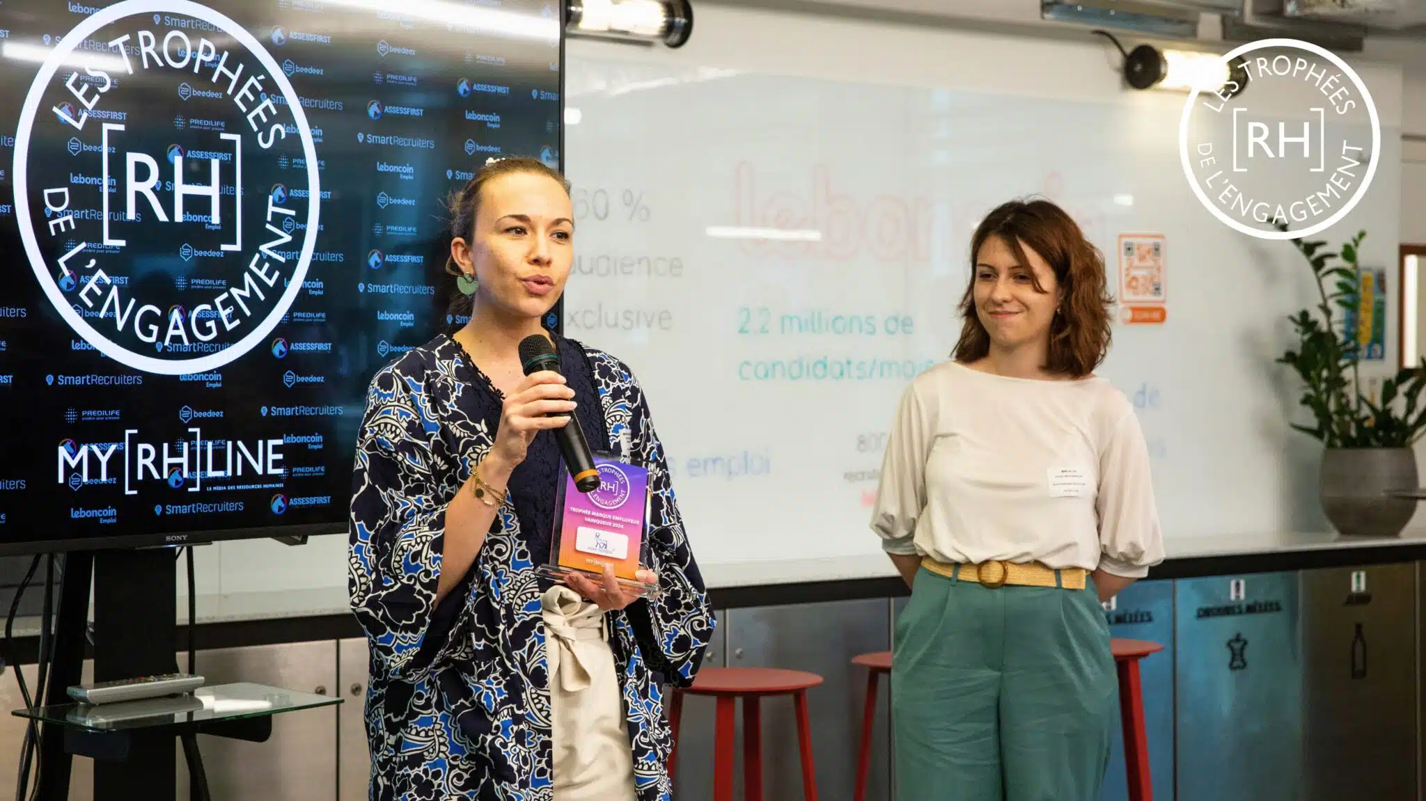 myrhline remet le trophée RH à Novo nordisk