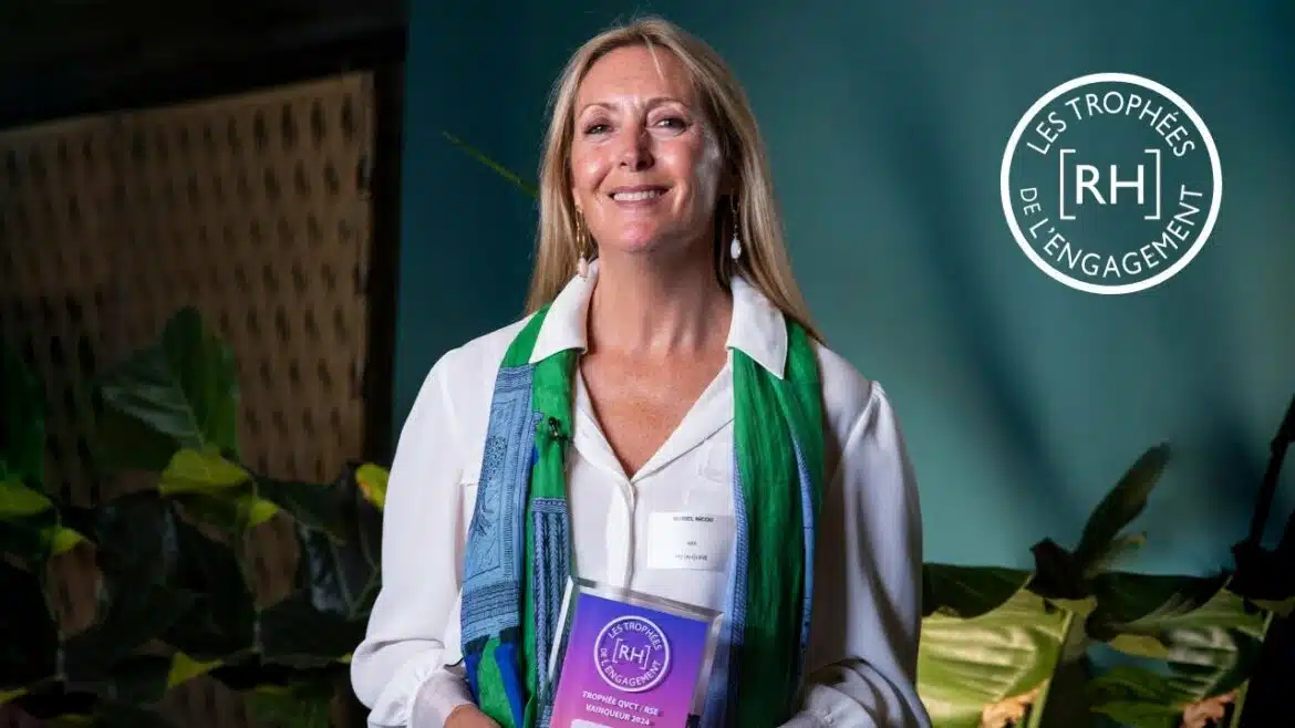 trophée RH Muriel Nicou Axa France myRHline