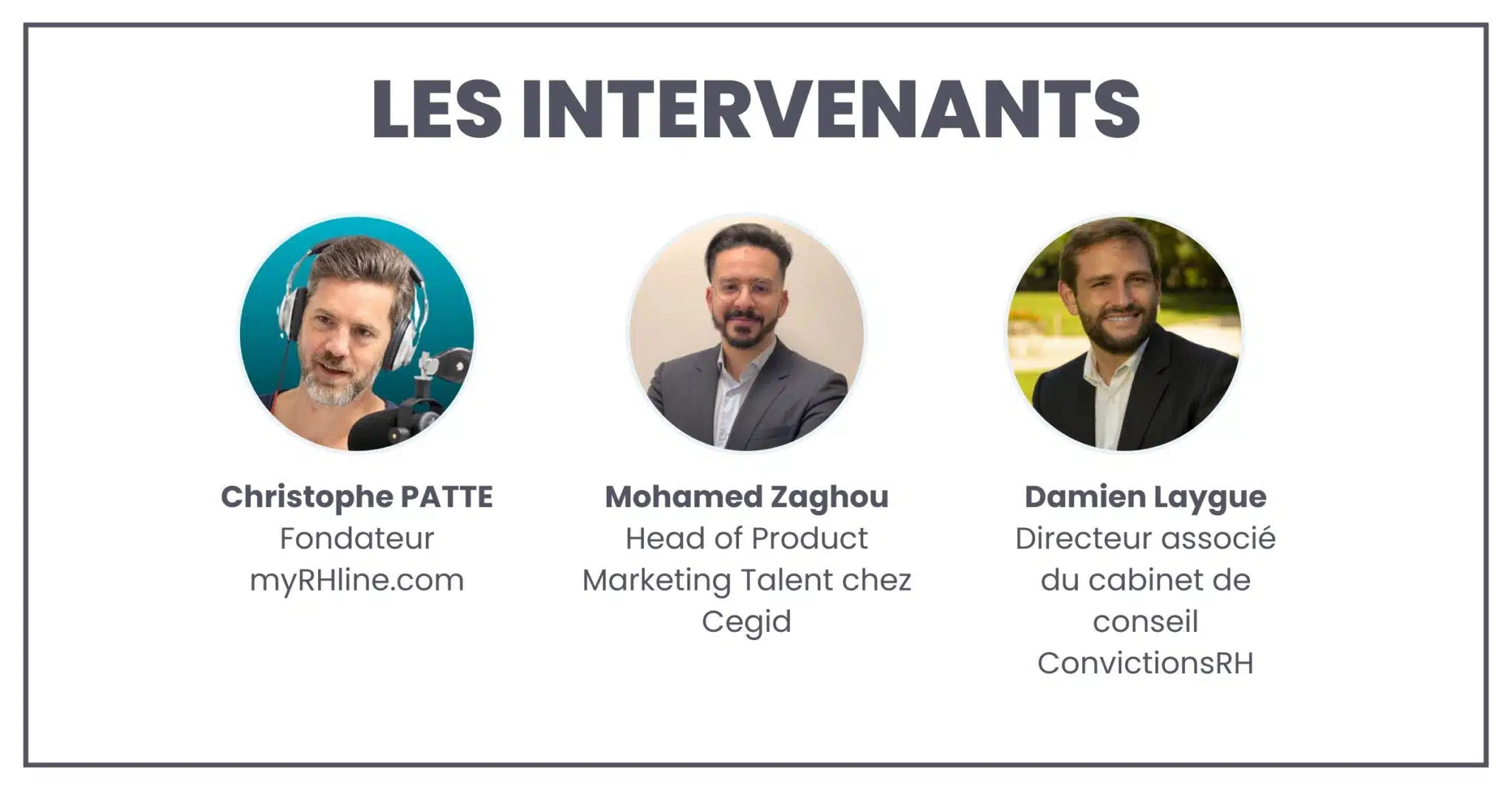 Les intervenants