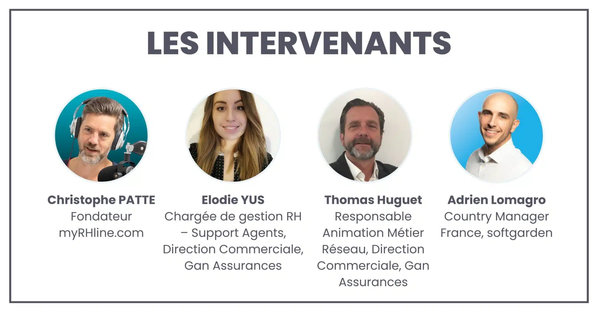 Les intervenants