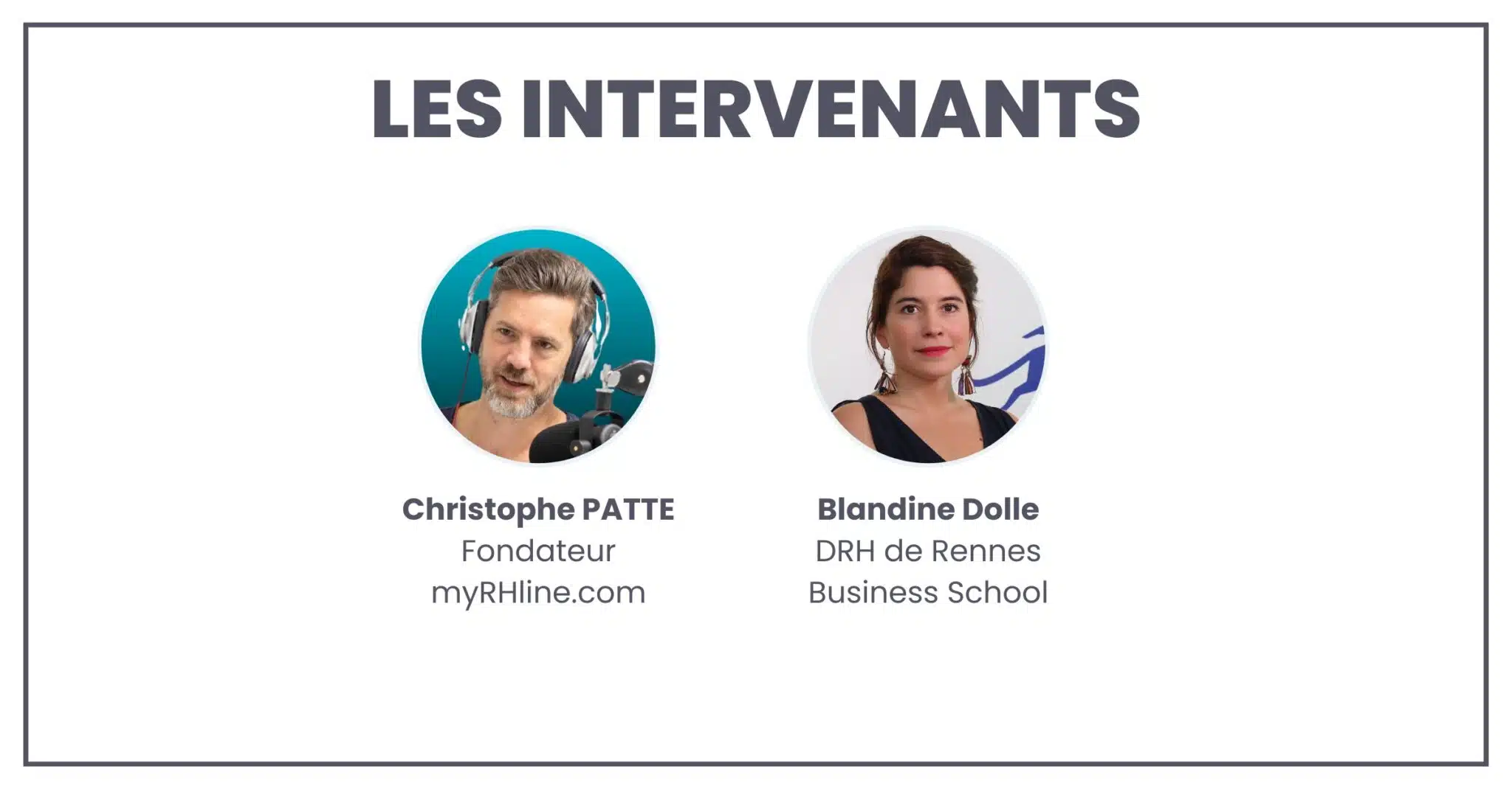Les intervenants