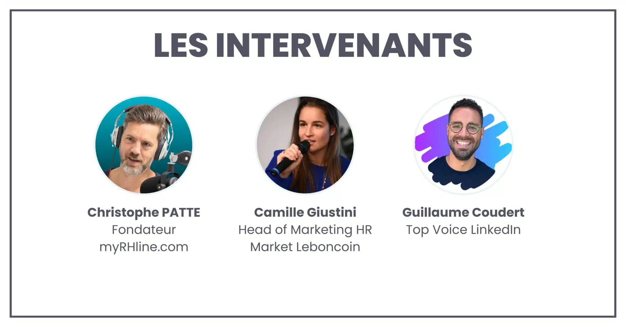 Les intervenants