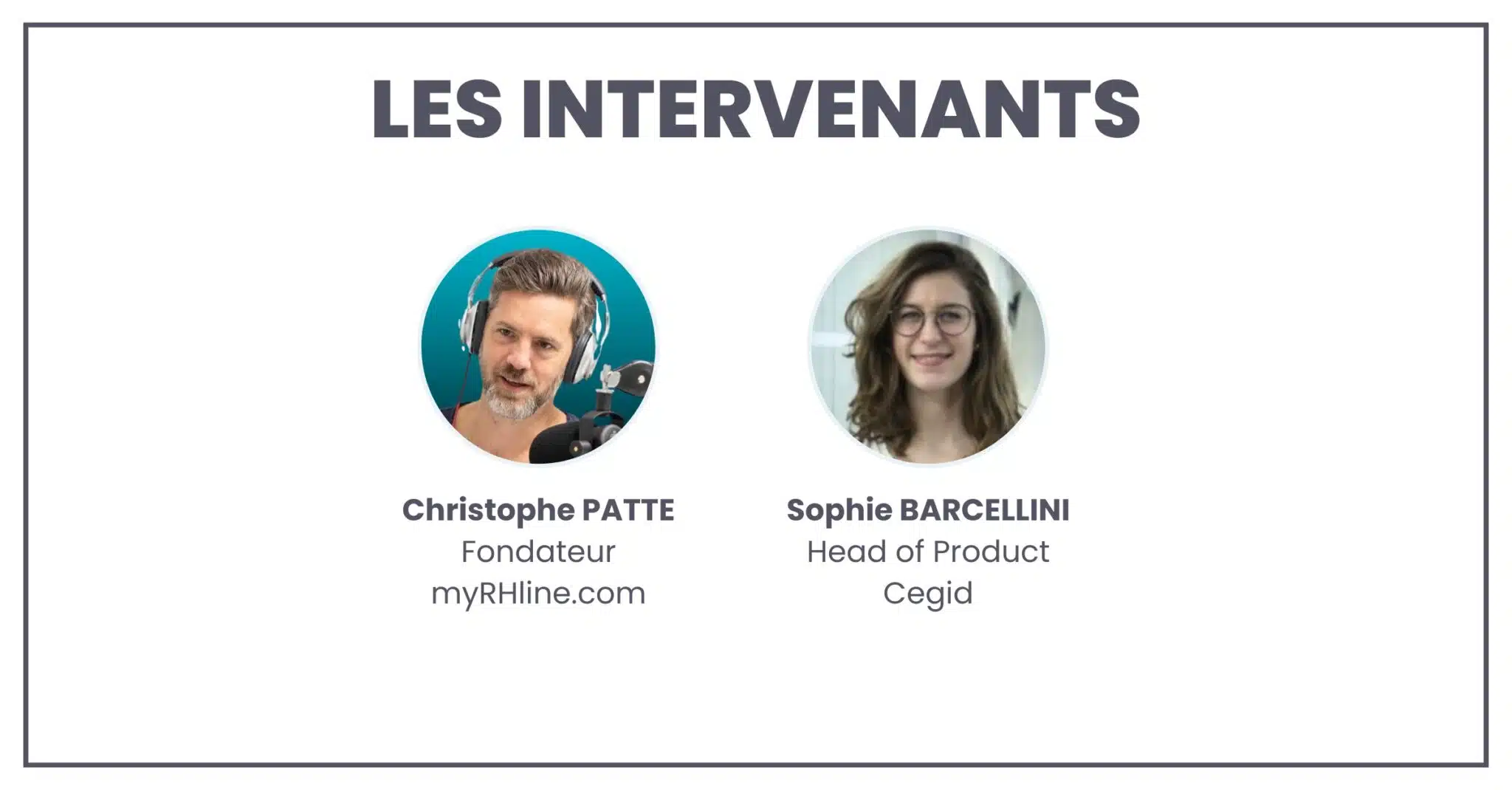 Les intervenants