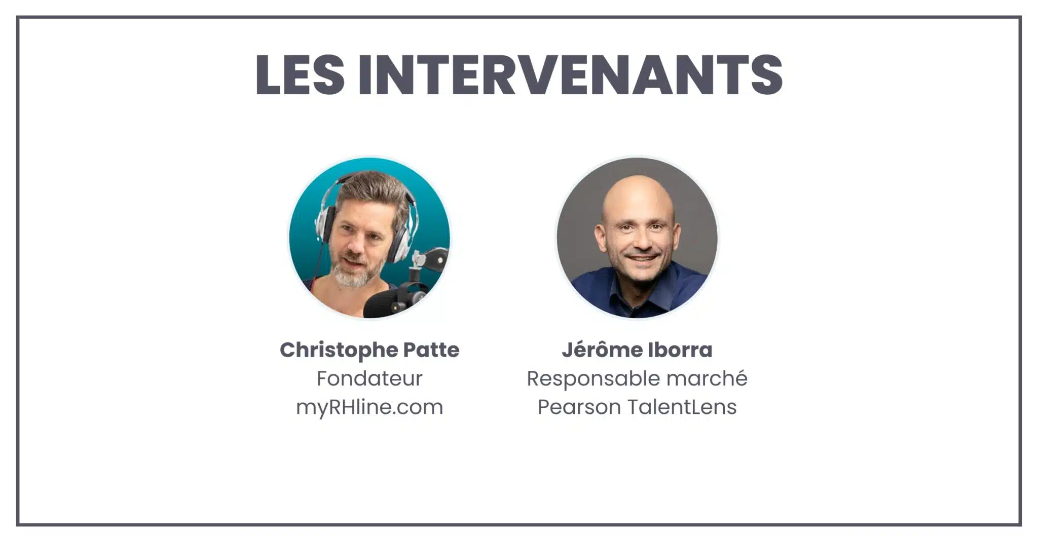 Les intervenants