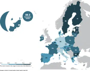 2026-02-24-Carte UE comparaison indice égalité au travail données 2025