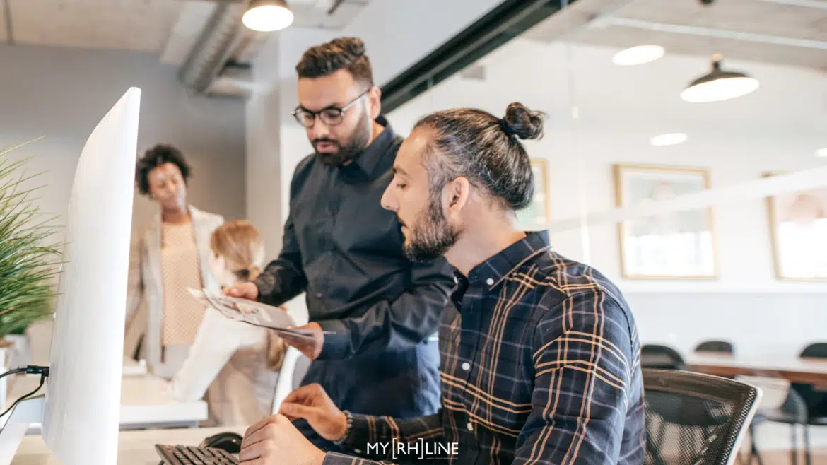 Équipe RH chargée de la gestion des temps des intérimaires