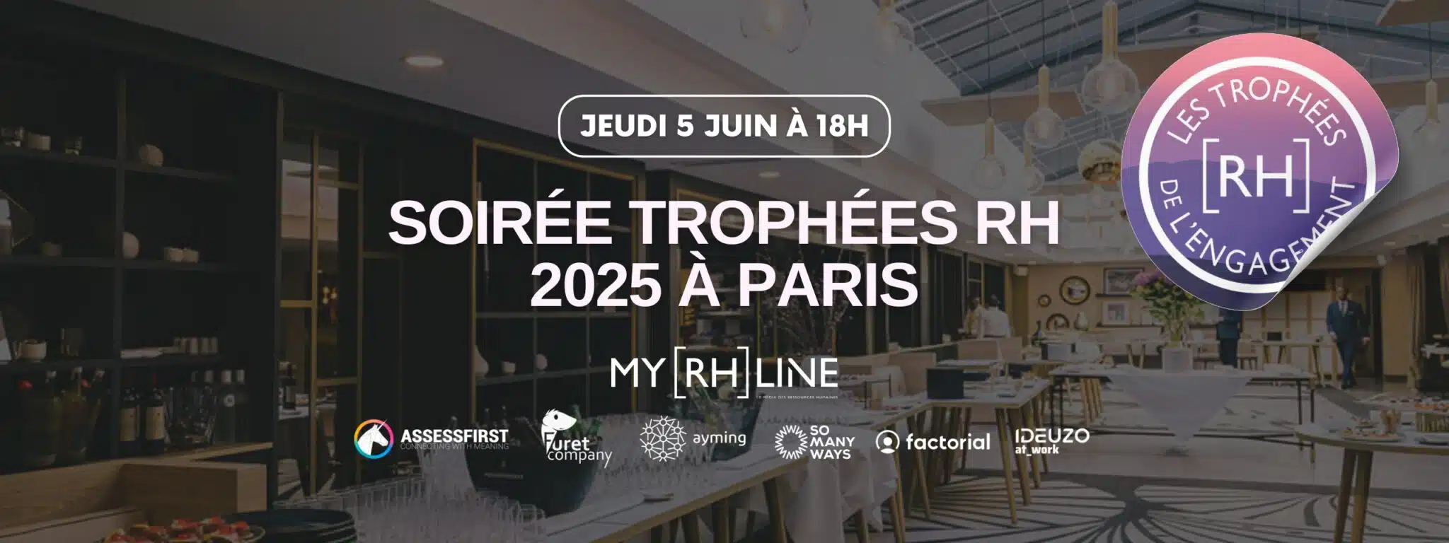 Soirée de remise des trophées de l'engagement RH 2025