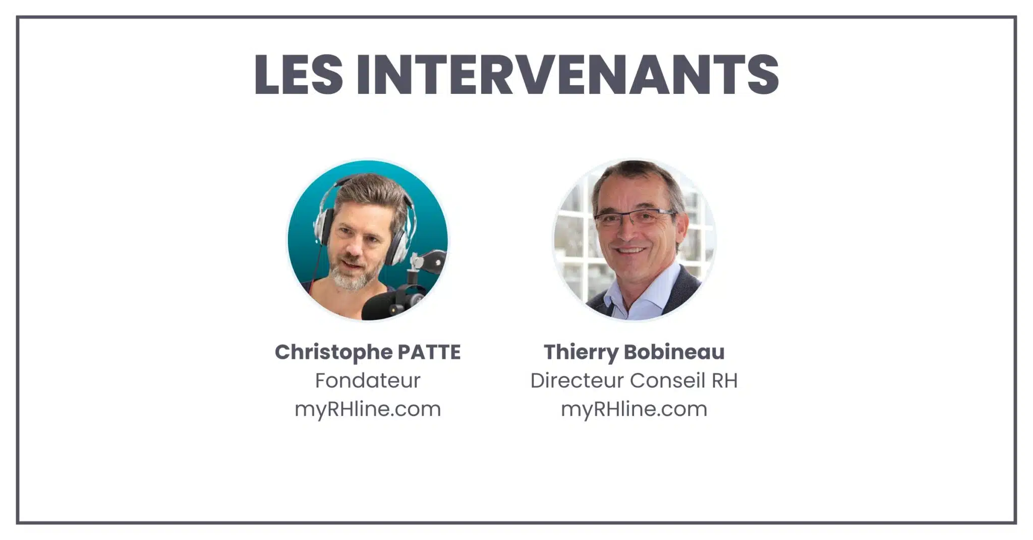 Les intervenants