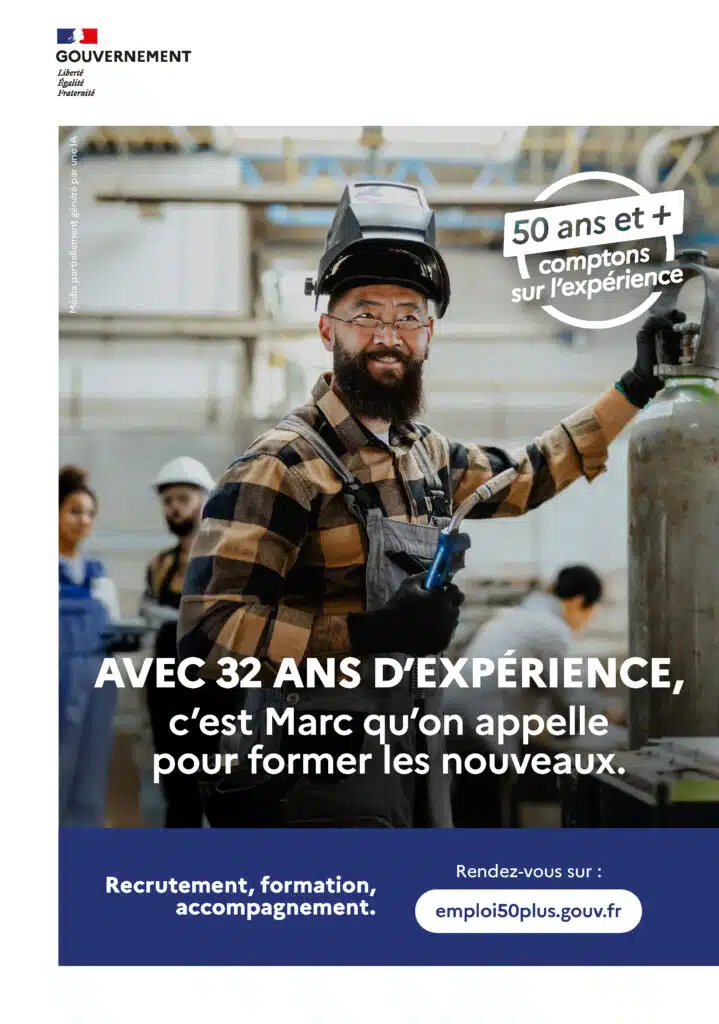 Affiche Initiative Emploi 50 +