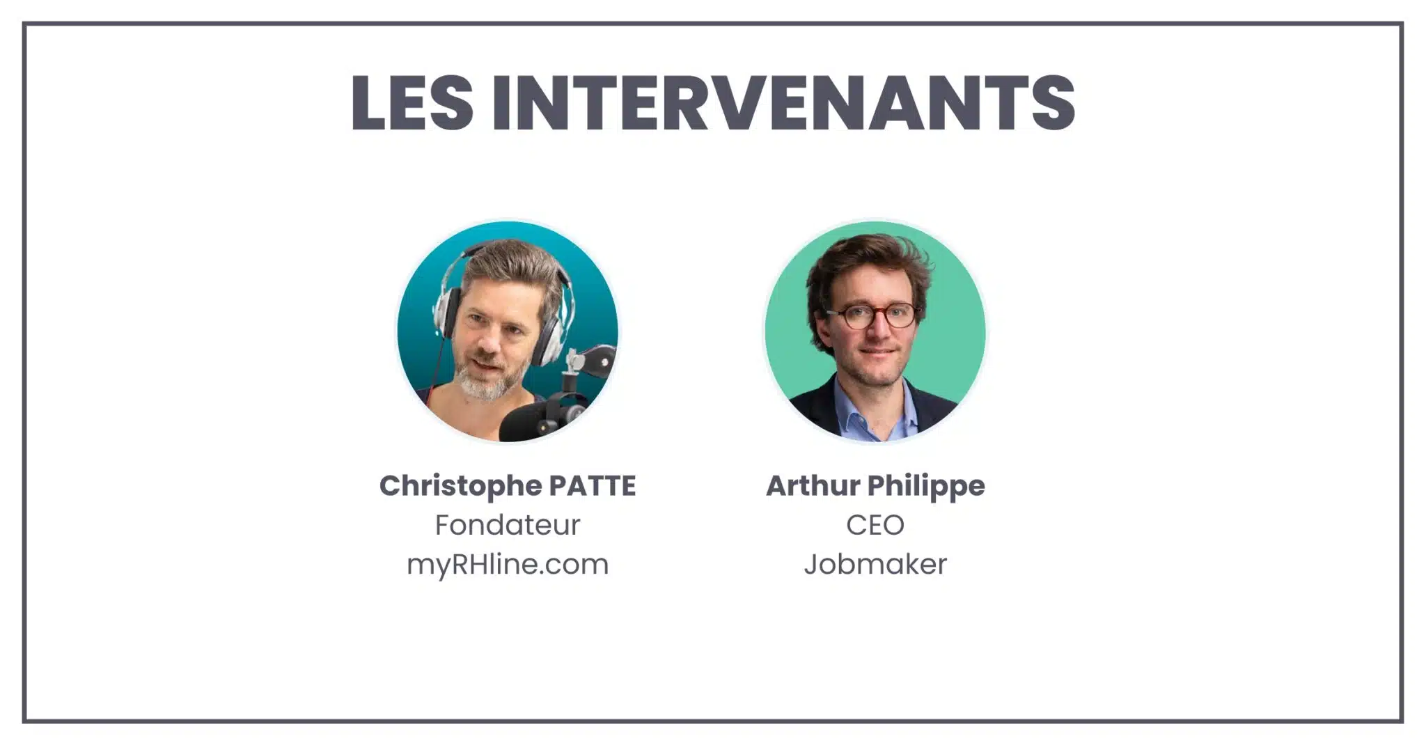 Les intervenants