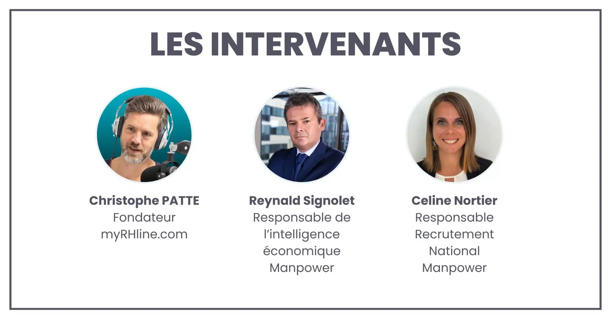 Les intervenants