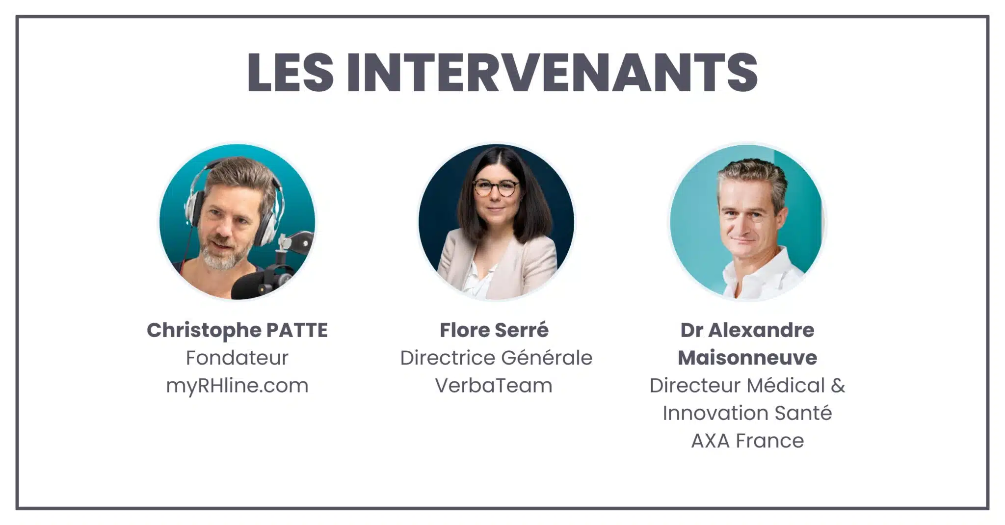 Les intervenants