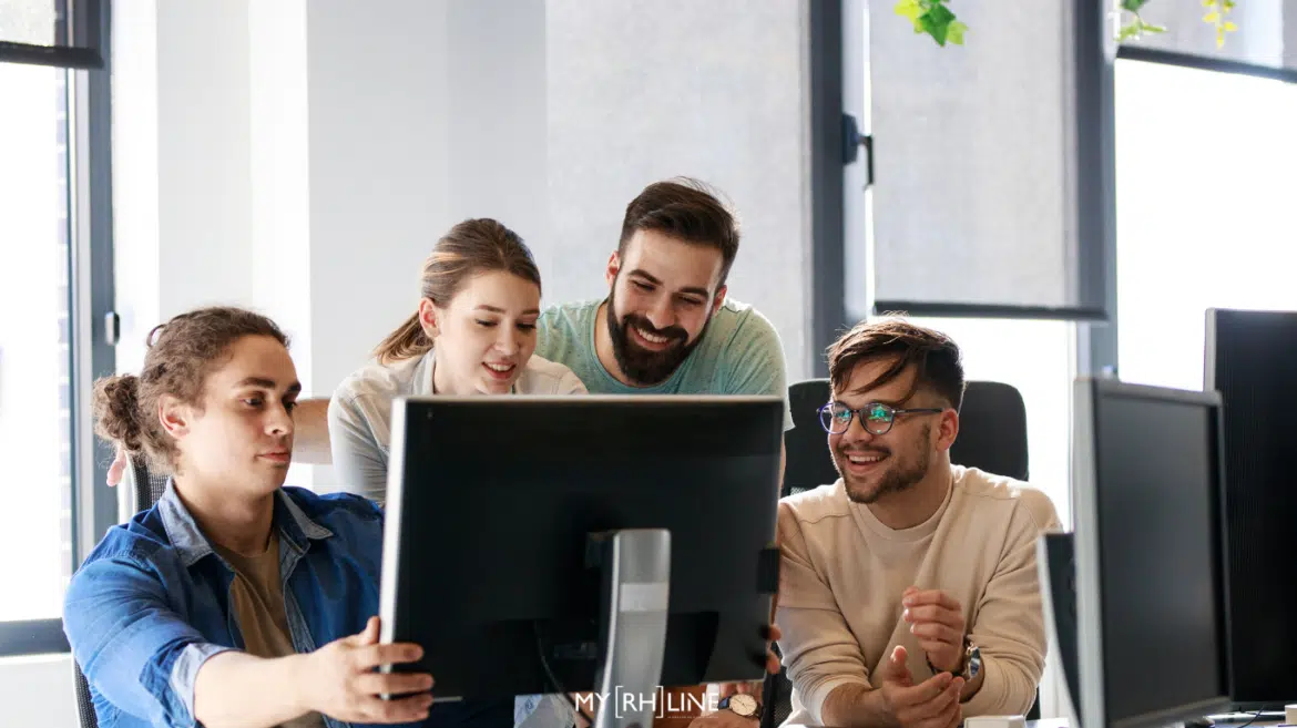 Équipe RH configure les paramétrages de son logiciel ATS