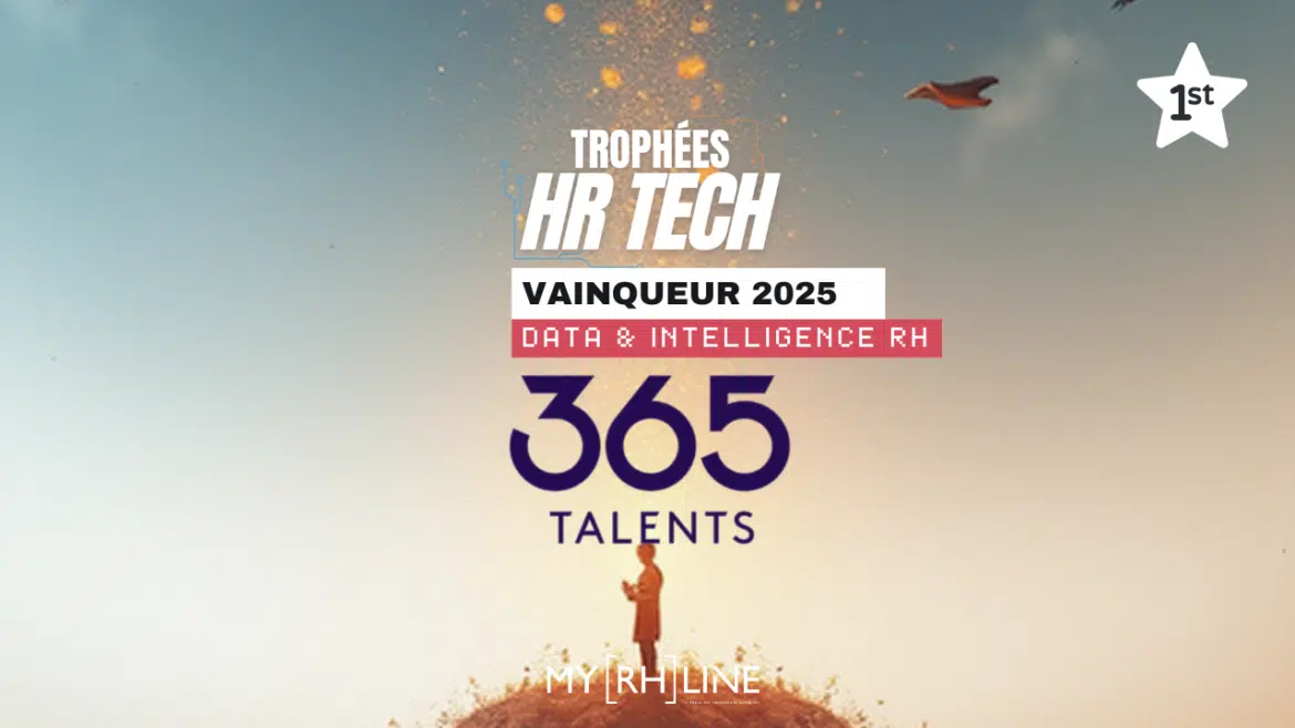 365Talents remporte le trophée HR Tech dans la catégorie Solution Data et Intelligence RH