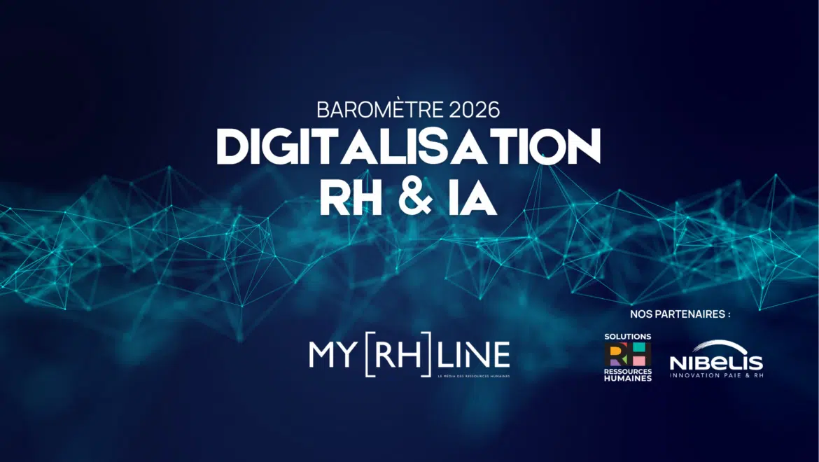 Visuel myRHline Baromètre digitalisation RH & IA
