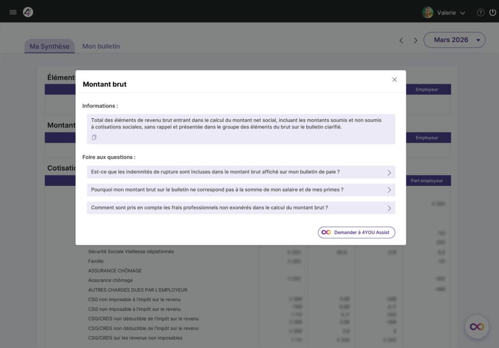 Bulletin de paie intelligent Sopra HR Software